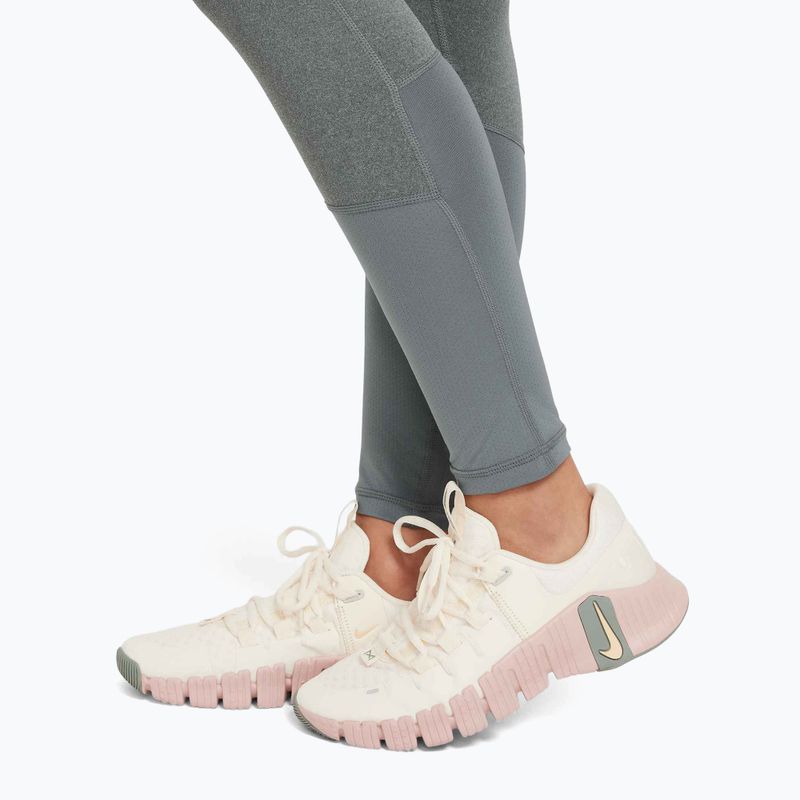 Gyerek leggings Nike Pro Dri-FIT carbon heather/white 6