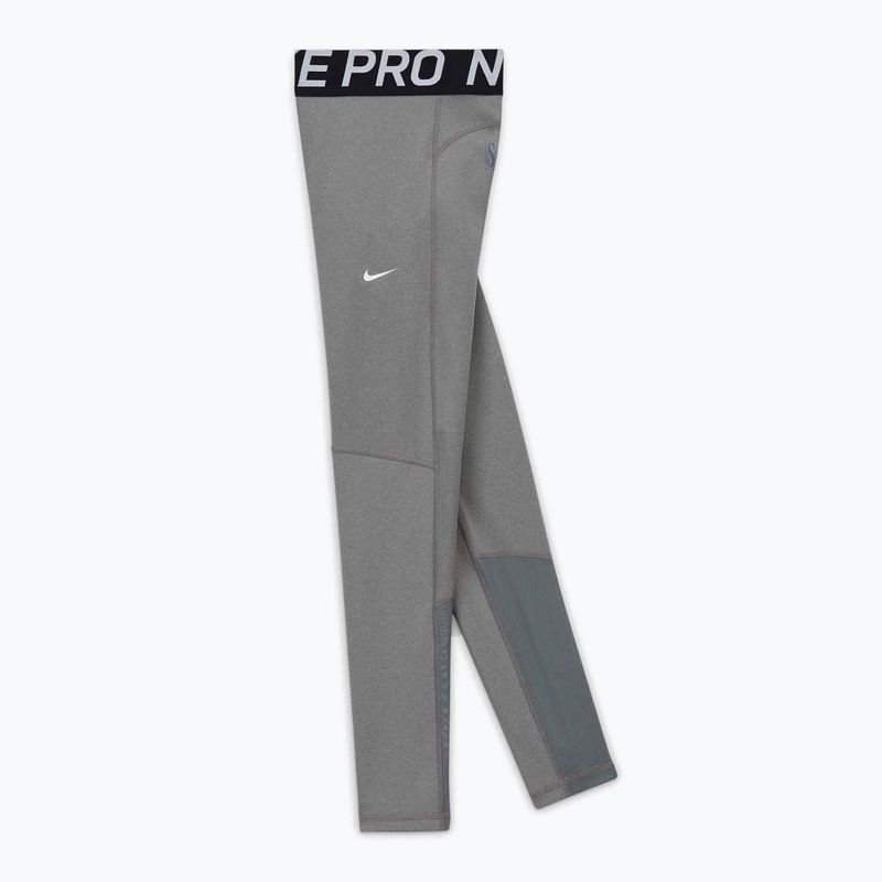 Gyerek leggings Nike Pro Dri-FIT carbon heather/white 7