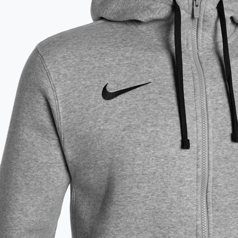 Férfi pulóver Nike Park 20 Full Zip Hoodie dark grey heather/black/black 3