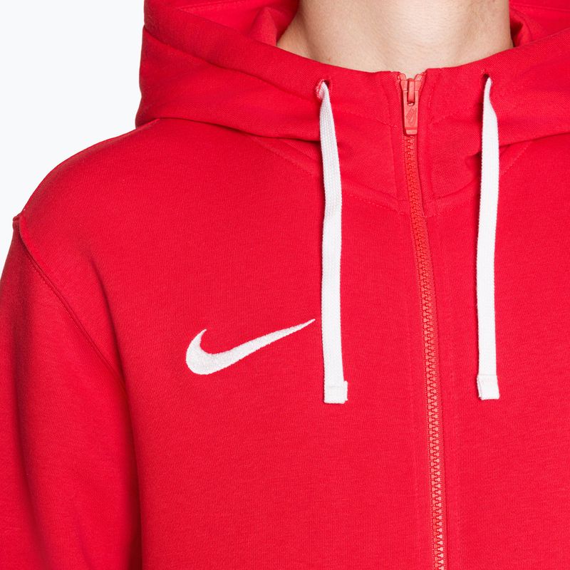 Férfi pulóver  Nike Park 20 Full Zip Hoodie university red/white/white 3