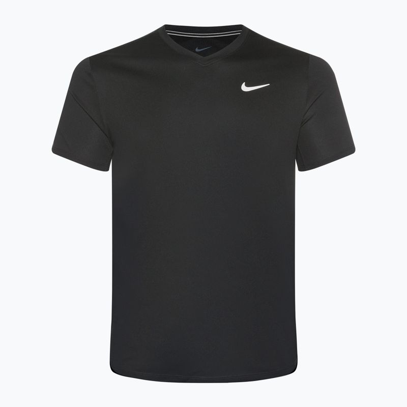 Férfi Nike Court Dri-Fit Victory teniszpóló fekete/fekete/fehér