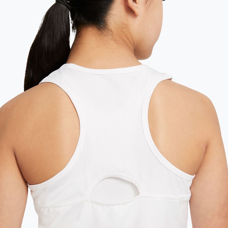 Gyermek teniszpóló Nike Victory white/white/black 5