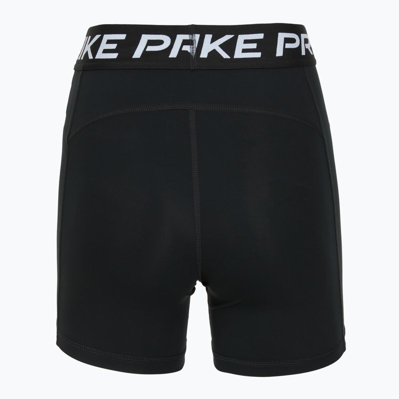Női edzőnadrág Nike Pro 365 5" fekete/fehér 8