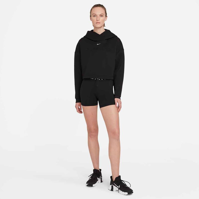 Női edzőnadrág Nike Pro 365 5" fekete/fehér 2