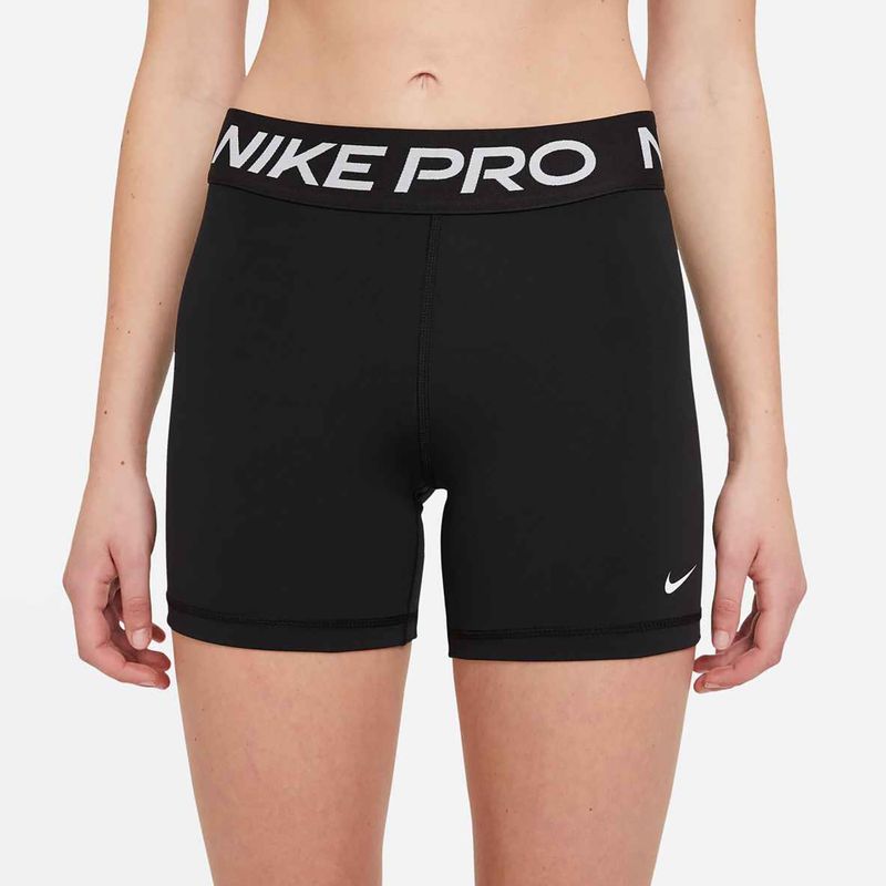 Női edzőnadrág Nike Pro 365 5" fekete/fehér 3