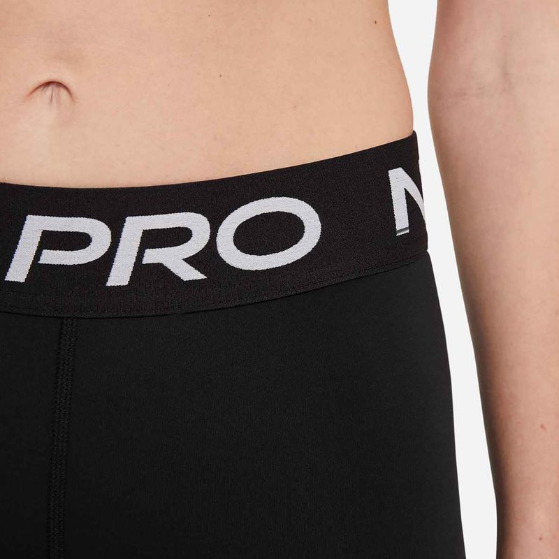 Női edzőnadrág Nike Pro 365 5" fekete/fehér 5