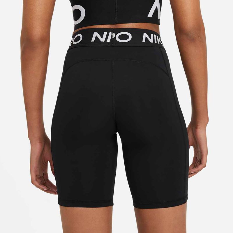 Női edzőnadrág Nike Pro 365 8" fekete/fehér 4