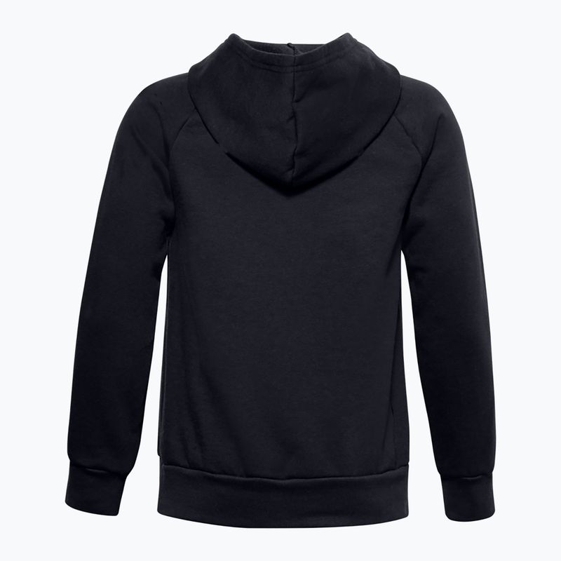 Under Armour gyermek edzőpulóver Rival Fleece Hoodie fekete 1357585-001 2