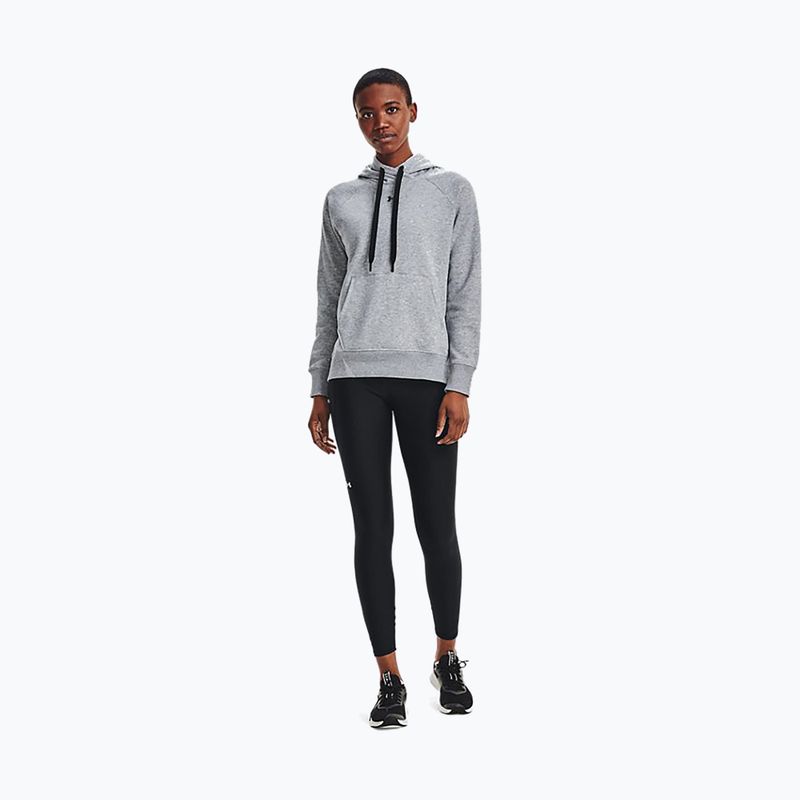 Női Under Armour Rival Fleece Hb kapucnis pulóver Szürke 1356317 5