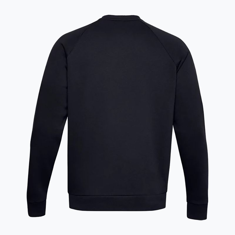 Under Armour férfi edzőpulóver Rival Fleece Crew fekete 1357096 5