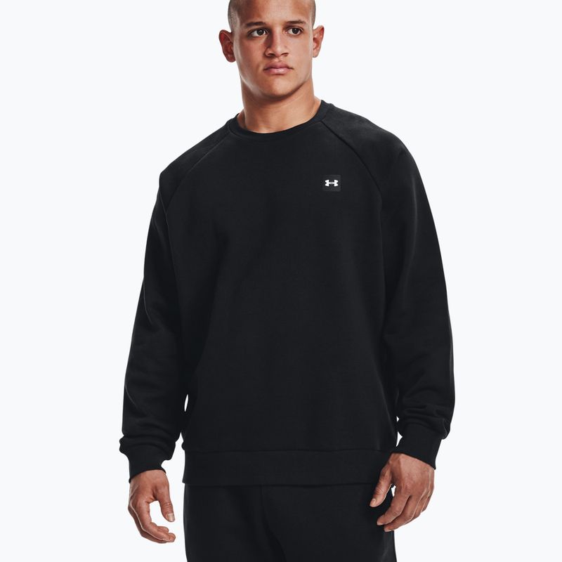 Under Armour férfi edzőpulóver Rival Fleece Crew fekete 1357096