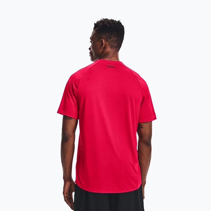 Under Armour férfi edzőpóló UA Tech 2.0 SS Tee Újdonság piros 1345317 3