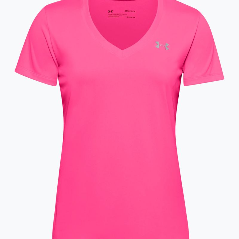Under Armour Tech SSV női edzőpóló - Solid 653 rózsaszín/ezüst 1255839