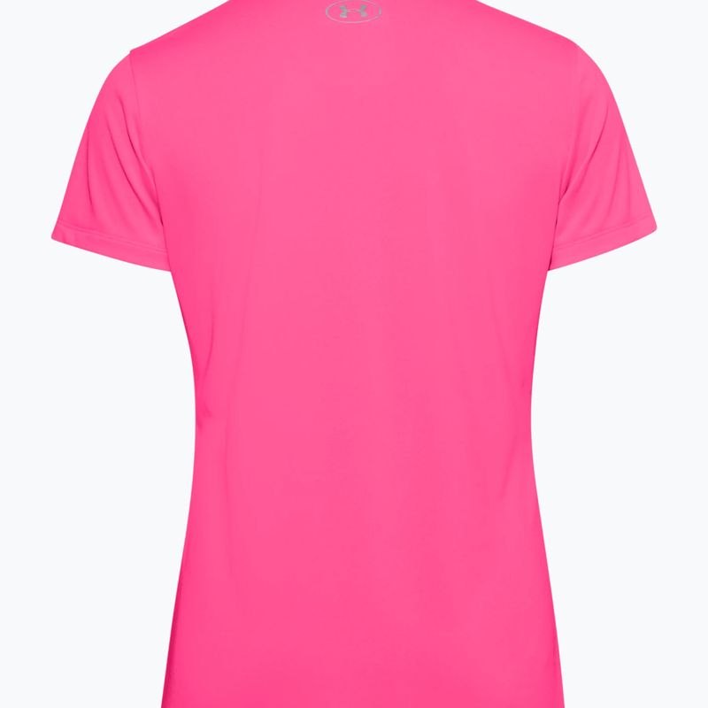 Under Armour Tech SSV női edzőpóló - Solid 653 rózsaszín/ezüst 1255839 2