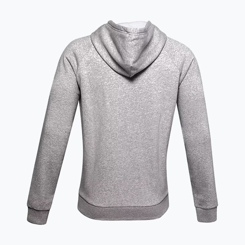 Under Armour férfi kapucnis pulóver Rival Fleece Big Logo Hd szürke 1357093 6