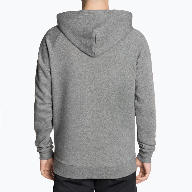 férfi melegítőfelső Under Armour Rival Hoodie pitch gray light heather/onyx white 3