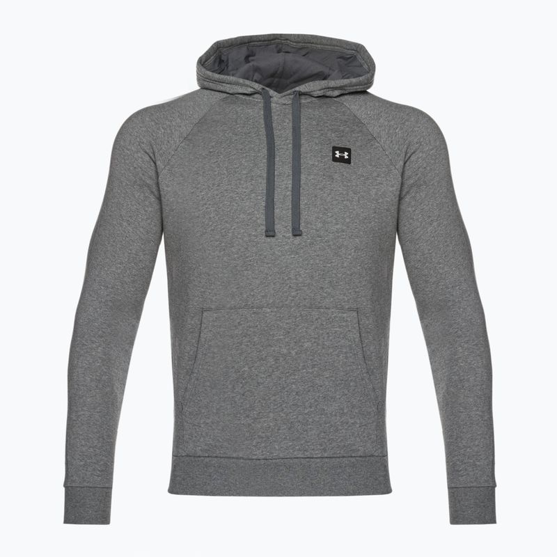 férfi melegítőfelső Under Armour Rival Hoodie pitch gray light heather/onyx white 8