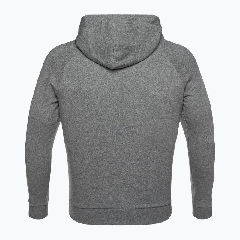 férfi melegítőfelső Under Armour Rival Hoodie pitch gray light heather/onyx white 9