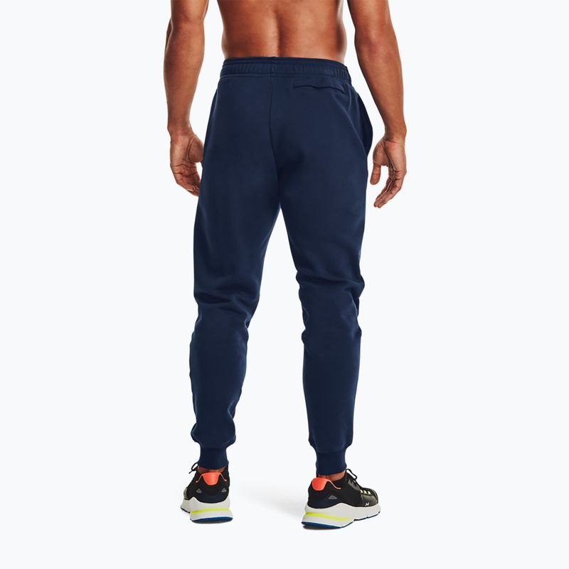 Férfi Under Armour Rival Fleece Joggers tengerészkék 3