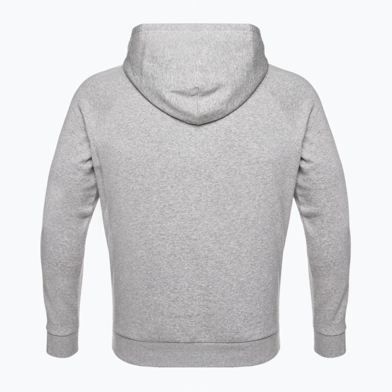 férfi melegítőfelső Under Armour Rival Hoodie mod gray light heather/black 9