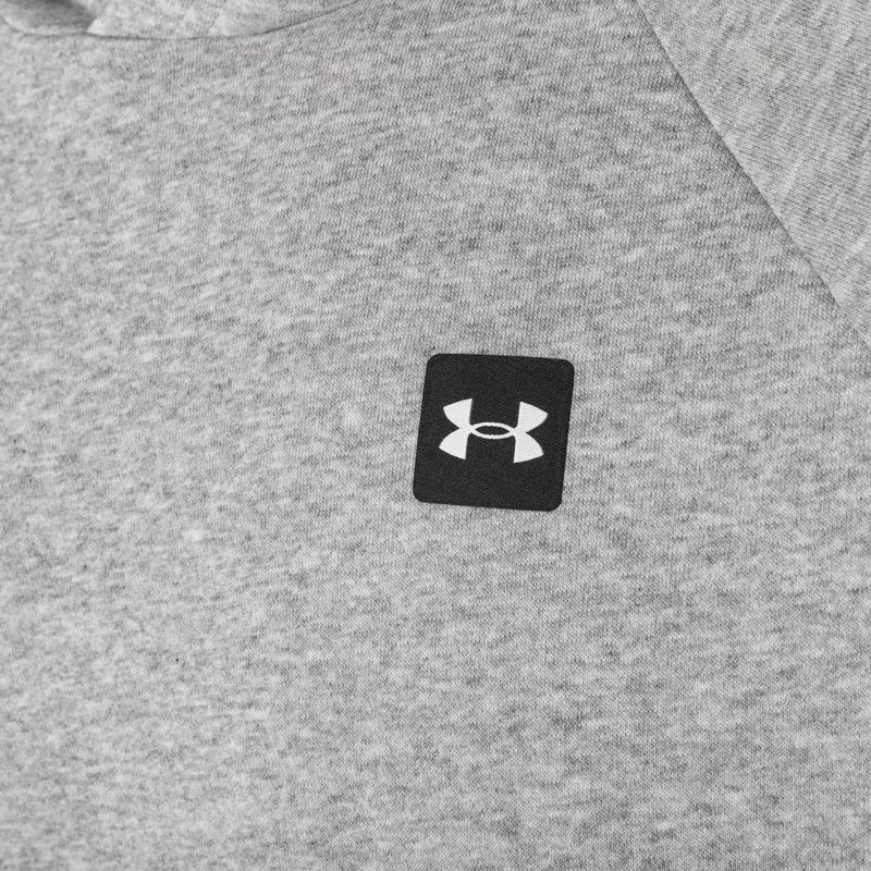 férfi melegítőfelső Under Armour Rival Hoodie mod gray light heather/black 10