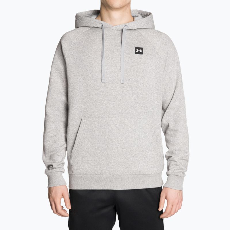 férfi melegítőfelső Under Armour Rival Hoodie mod gray light heather/black