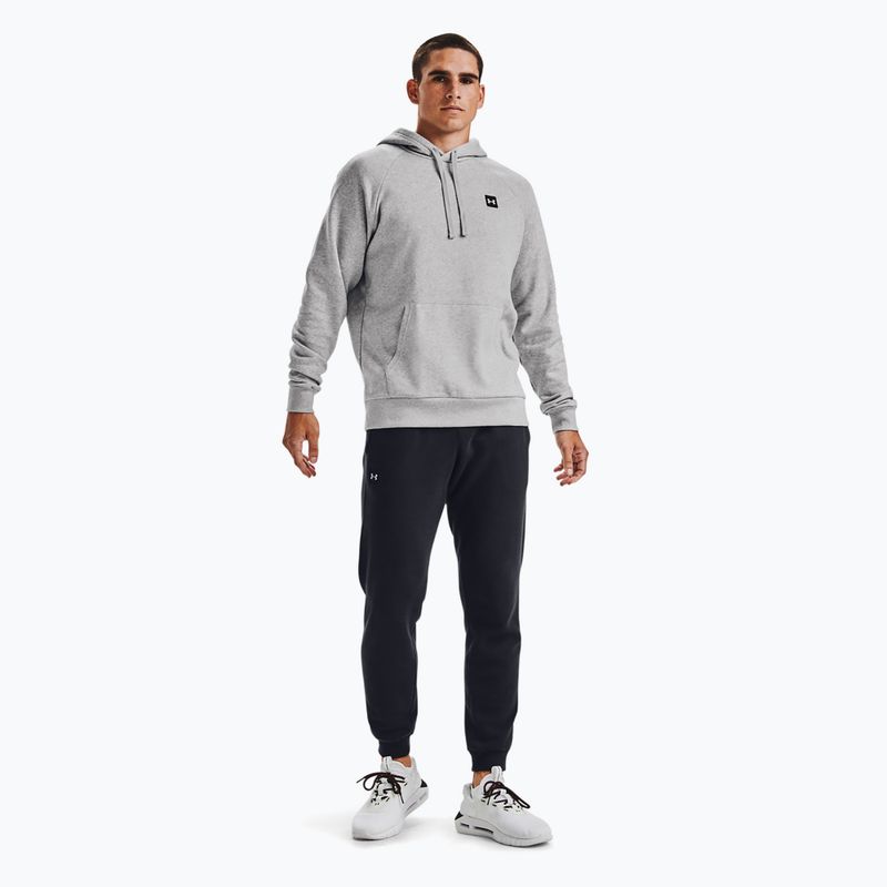 férfi melegítőfelső Under Armour Rival Hoodie mod gray light heather/black 4