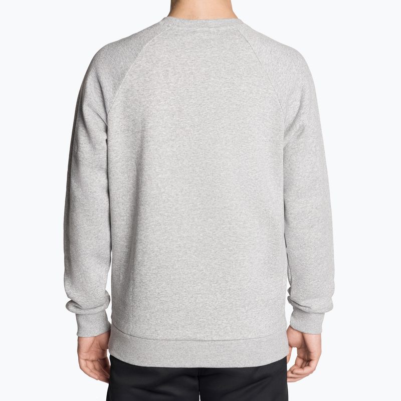 férfi melegítőfelső Under Armour Rival Fleece Crew mod gray light heather/black 2