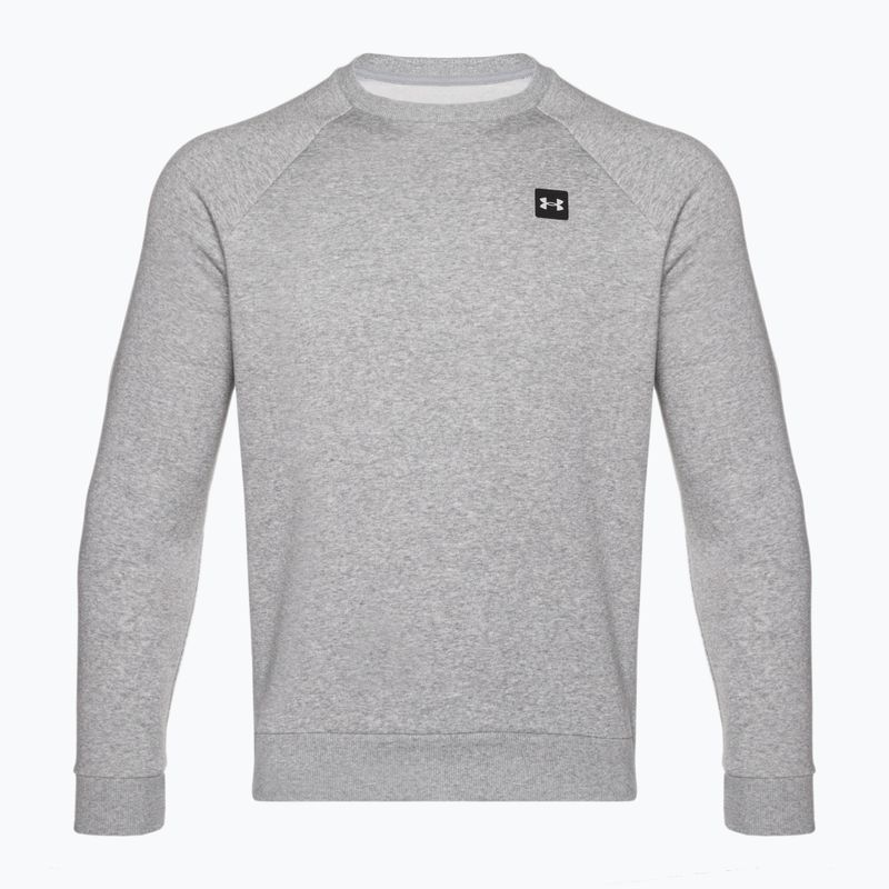 férfi melegítőfelső Under Armour Rival Fleece Crew mod gray light heather/black 5