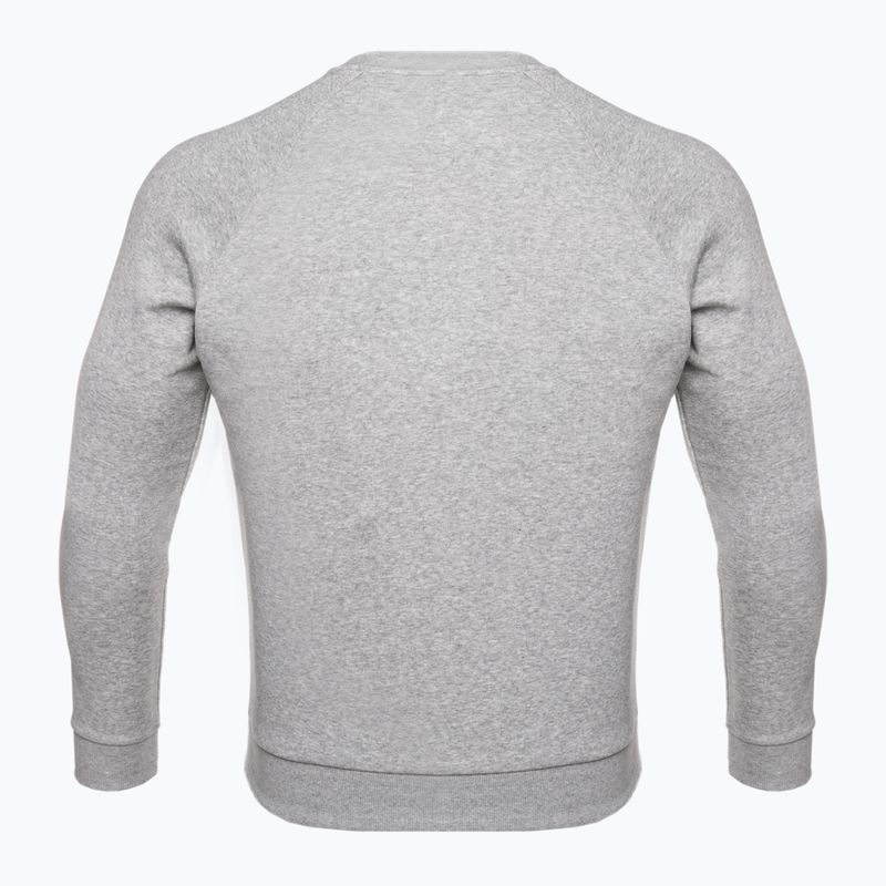 férfi melegítőfelső Under Armour Rival Fleece Crew mod gray light heather/black 6