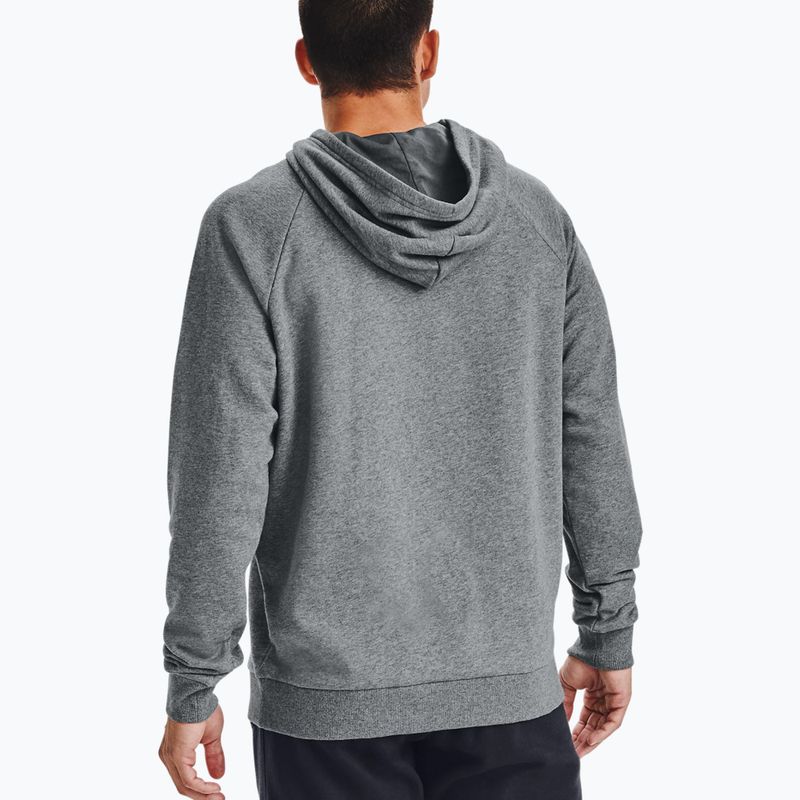 Under Armour férfi edzőpulóver Rival Fleece Big Logo HD sötétszürke 1357093-012 2