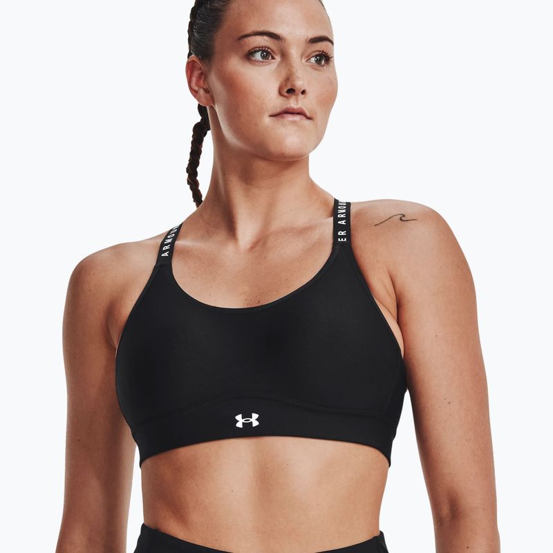 Under Armour Infinity Mid Covered fitneszmelltartó fekete 1363353