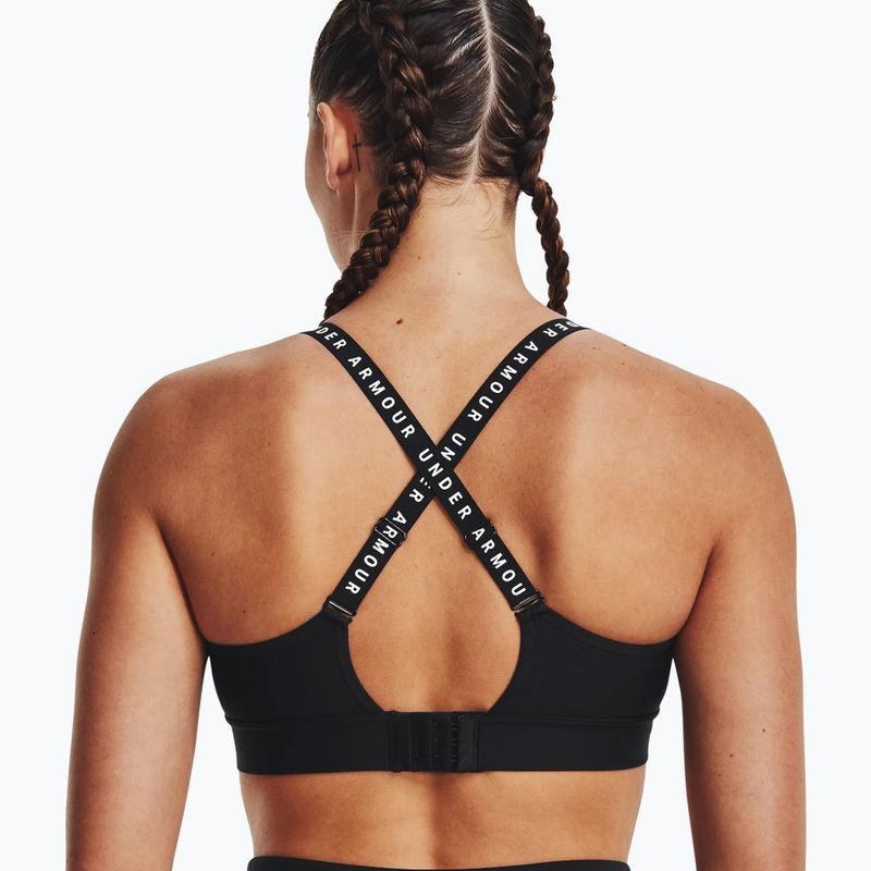 Under Armour Infinity Mid Covered fitneszmelltartó fekete 1363353 2