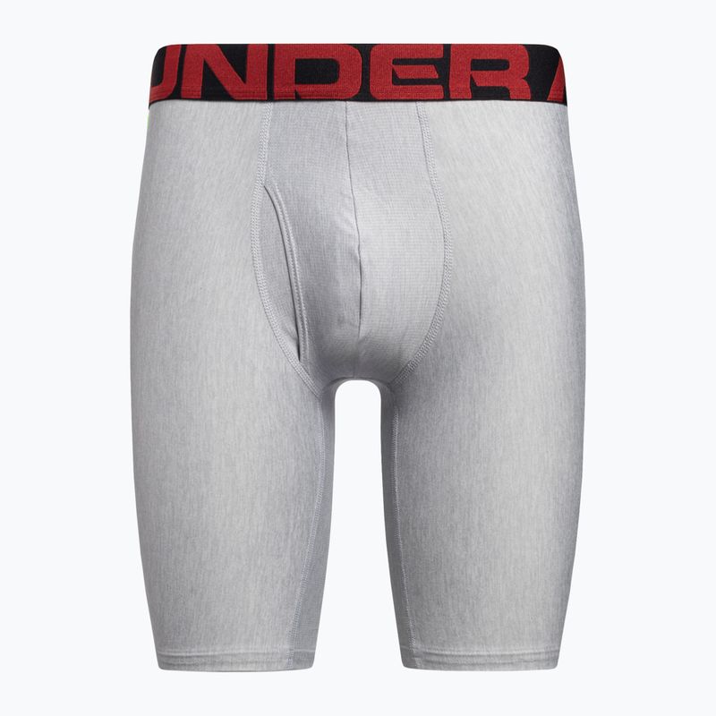 Under Armour férfi boxeralsó Ua Tech 9In 2-Pack szürke 1363622-011 2