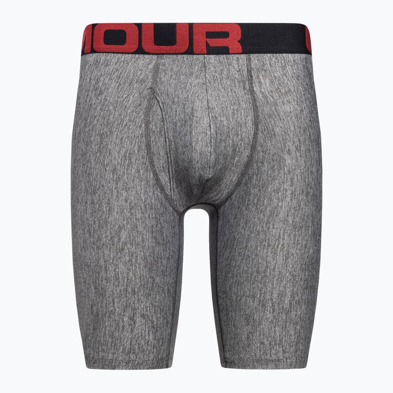 Under Armour férfi boxeralsó Ua Tech 9In 2-Pack szürke 1363622-011 5