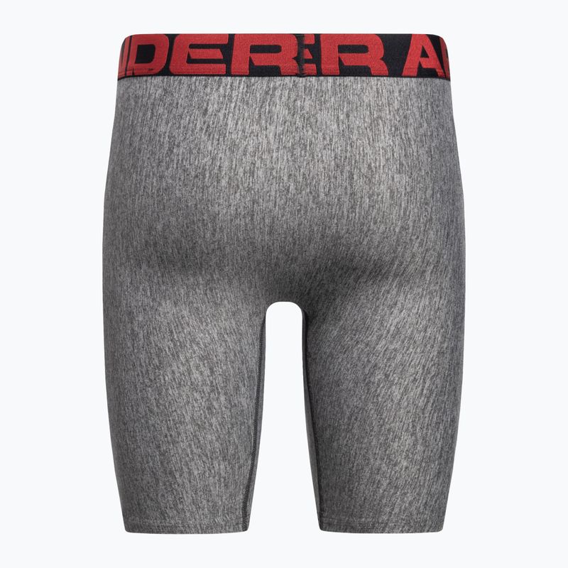 Under Armour férfi boxeralsó Ua Tech 9In 2-Pack szürke 1363622-011 6