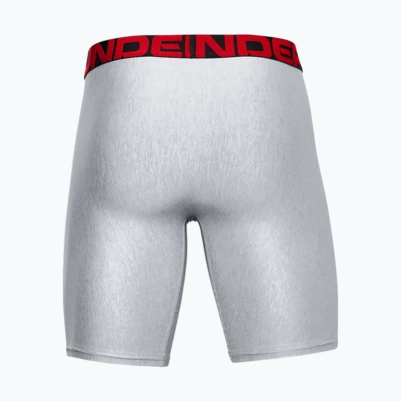 Under Armour férfi boxeralsó Ua Tech 9In 2-Pack szürke 1363622-011 9