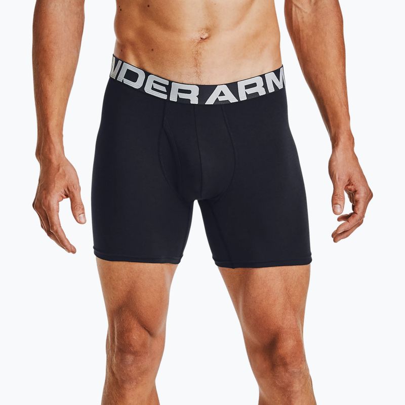 Férfi boxeralsó Under Armour Charged Cotton 6 3 csomagban fekete UAR-1363617001 4