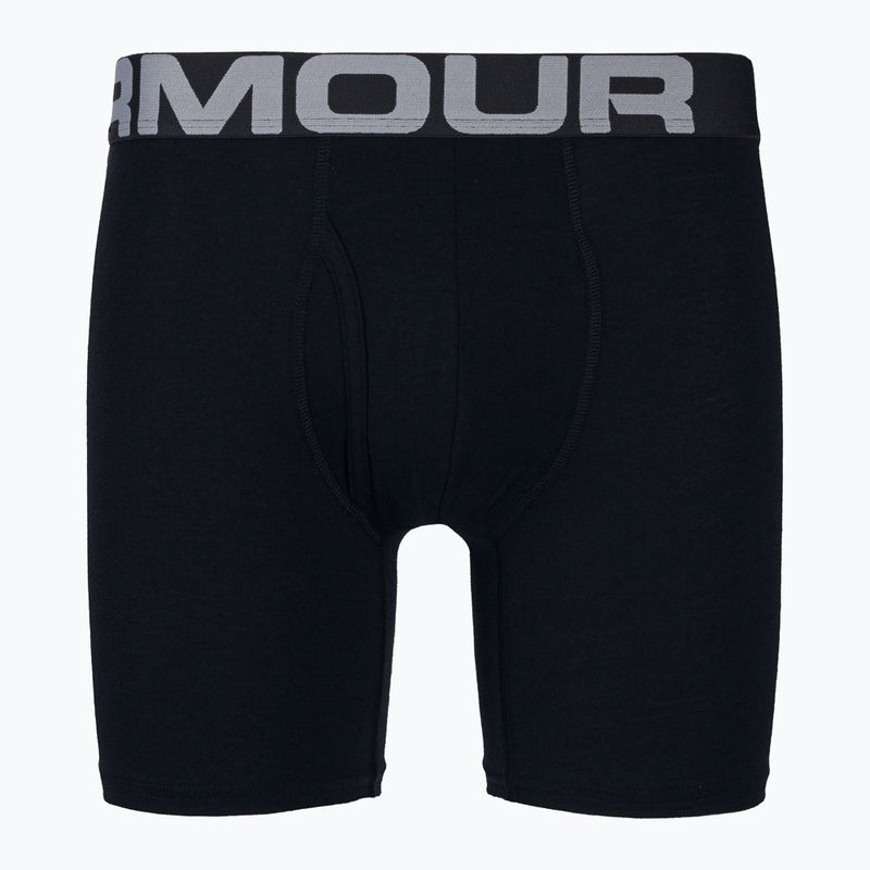 Férfi boxeralsó Under Armour Charged Cotton 6 3 csomagban fekete UAR-1363617001 2