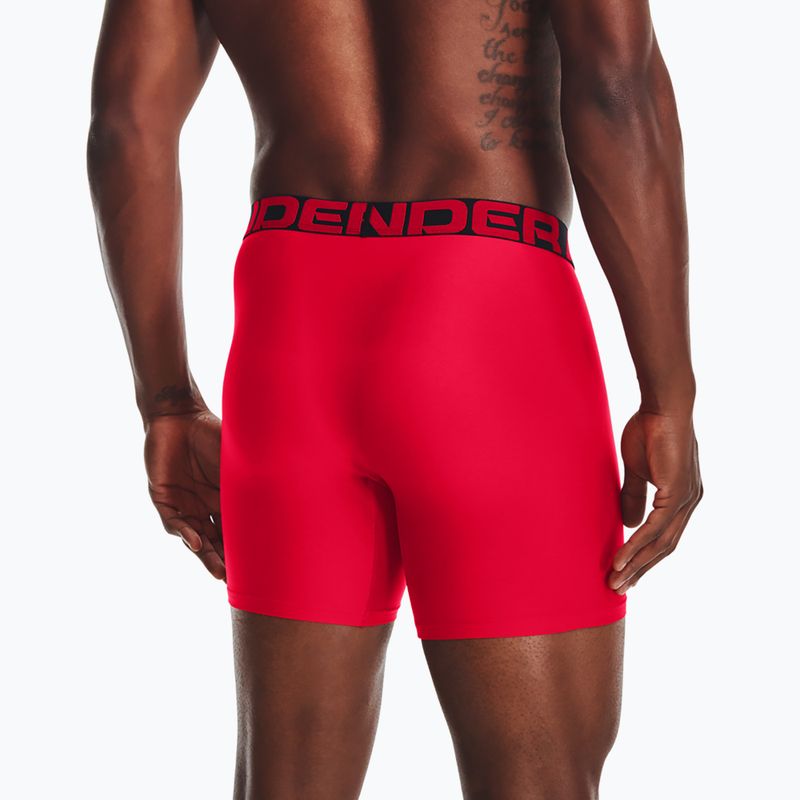 Under Armour férfi boxeralsó Ua Tech 6In 2-Pack piros 1363619-600 9