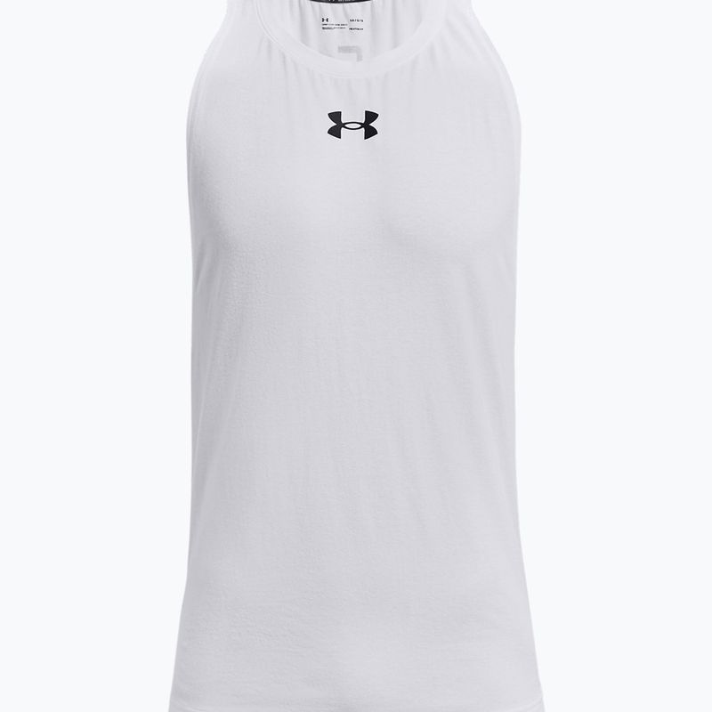 Under Armour Baseline Cotton Tank 100 férfi kosárlabda mez fehér és fekete UAR-1361901100-100 5