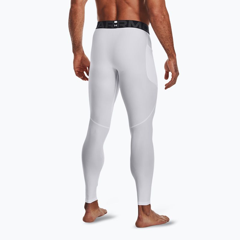 Under Armour HeatGear fehér/fekete férfi edző leggings 3