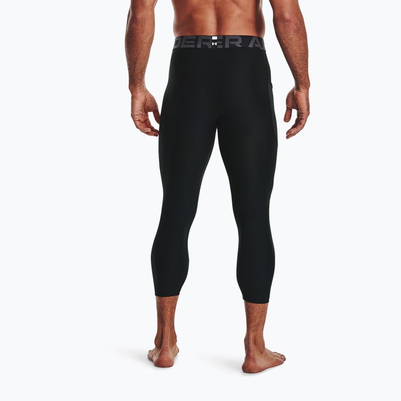 Under Armour férfi leggings HG Armour 3/4 fekete/fehér 2