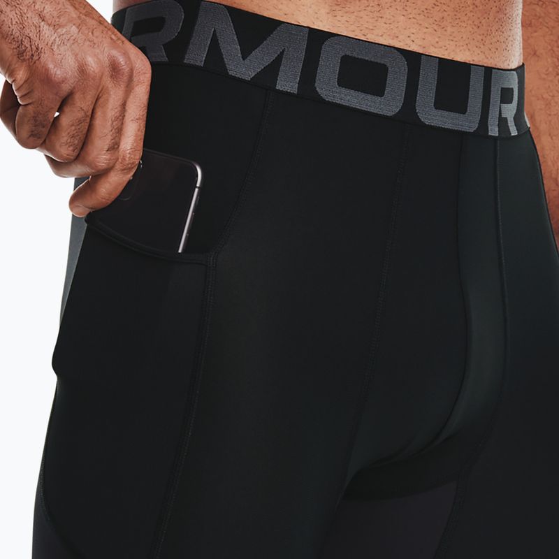 Under Armour férfi leggings HG Armour 3/4 fekete/fehér 3