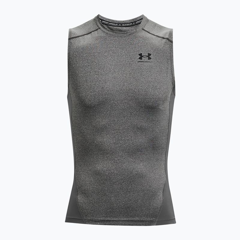 Férfi Under Armour Heat Gear Armour Comp Training Tank carbon heather/fekete 5