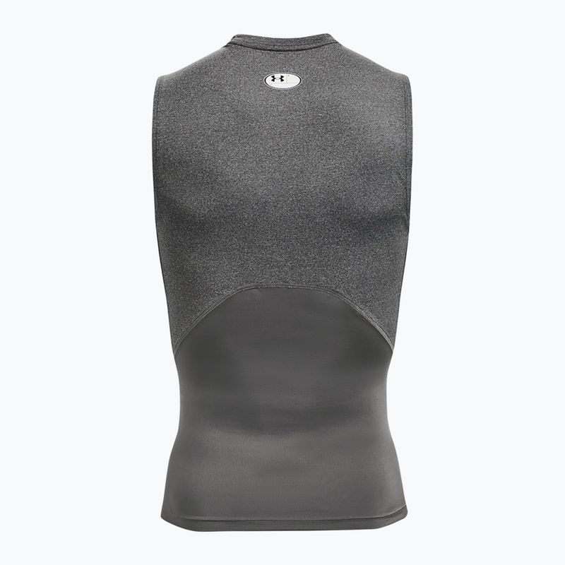 Férfi Under Armour Heat Gear Armour Comp Training Tank carbon heather/fekete 6