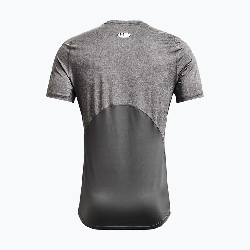 Férfi Under Armour HeatGear Armour Fitted szürke edzőpóló 1361683 6