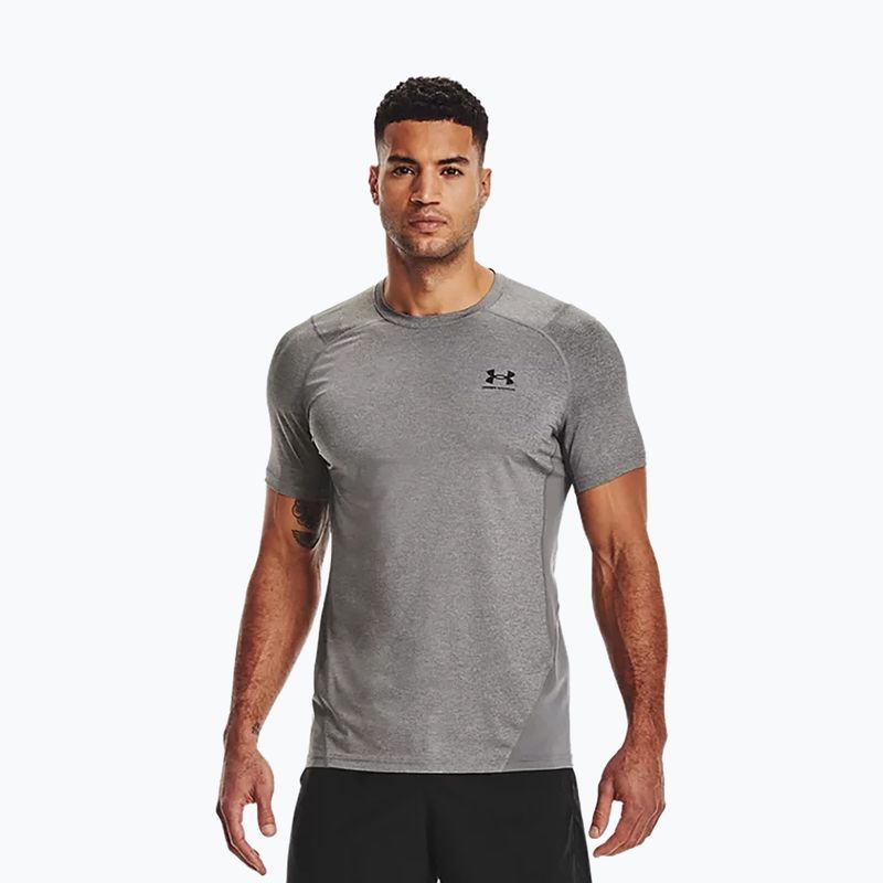 Férfi Under Armour HeatGear Armour Fitted szürke edzőpóló 1361683