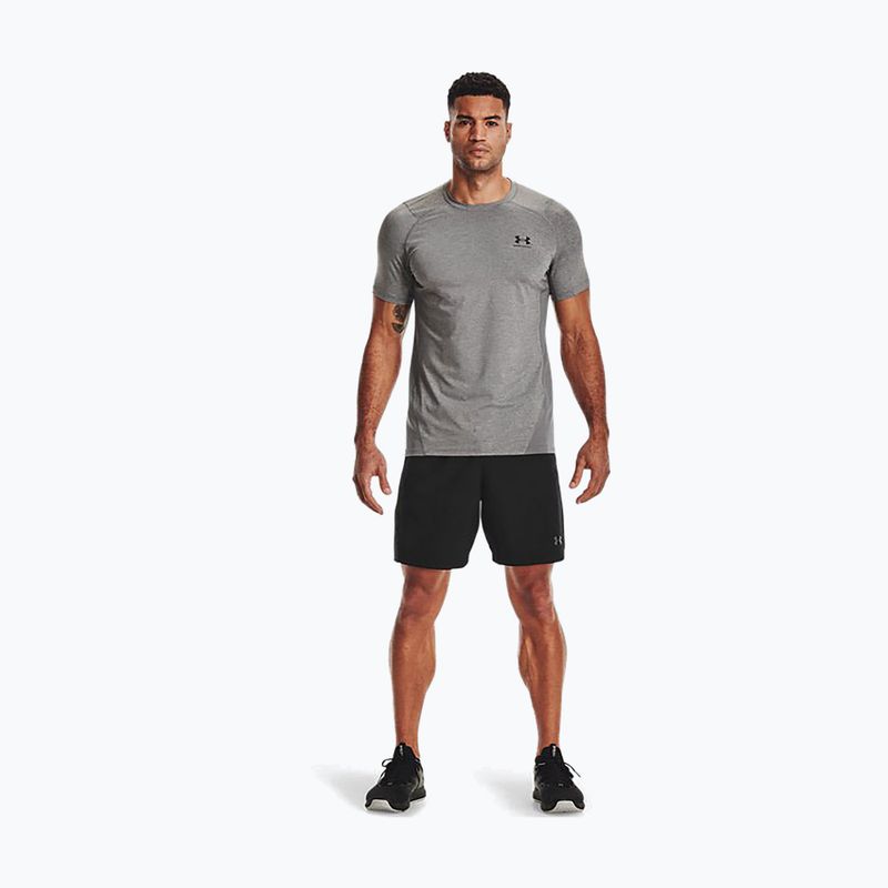 Férfi Under Armour HeatGear Armour Fitted szürke edzőpóló 1361683 2