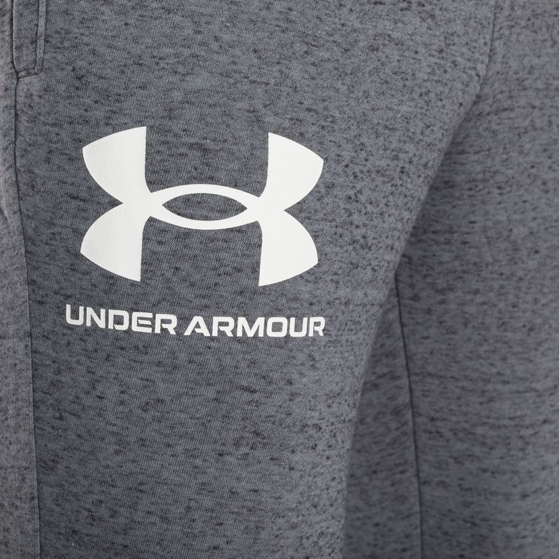 Férfi Under Armour Ua Rival Terry Jogger nadrág szurokszürke világos sörény/onyx fehér 7